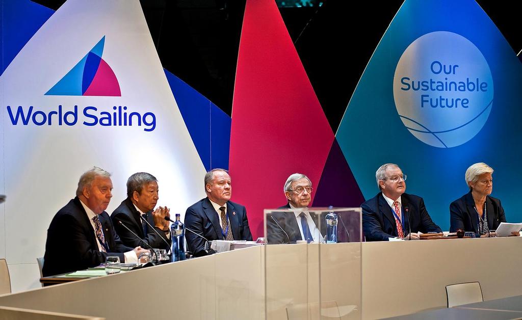 Election Committee - World Sailing General Assembly, Barcelona - November 2016 © Laura Carrau / World Sailing